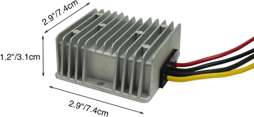 Vista 2 de Regulador convertidor de CC para carrito de golf, 36 V 48 V reductor de voltaje a 12 V, 20 A 240 W, módulo de fuente de alimentación CC/CC