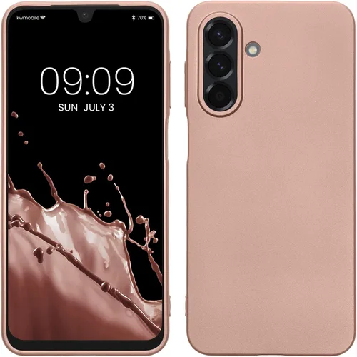 Vista 238 de kwmobile Funda compatible con Samsung Galaxy A12 - Funda protectora de silicona TPU suave y delgada - Azul Báltico