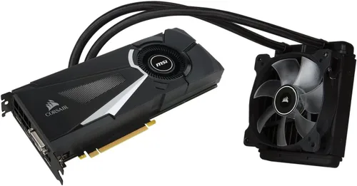 Vista 3 de MSI computadora GeForce GTX 1080 Sea Hawk EK X Tarjetas gráficas