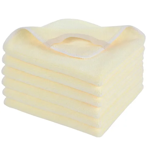 Vista 28 de SINLAND Paños faciales de microfibra de secado rápido toallita de lavado de 8 x 8 pulgadas paño de lavado facial absorbente suave paños removedores