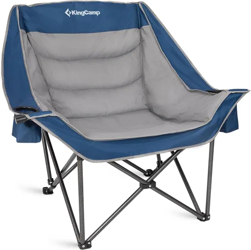 Vista 14 de KingCamp Silla de camping extragrande XL, sofá plegable resistente de 500