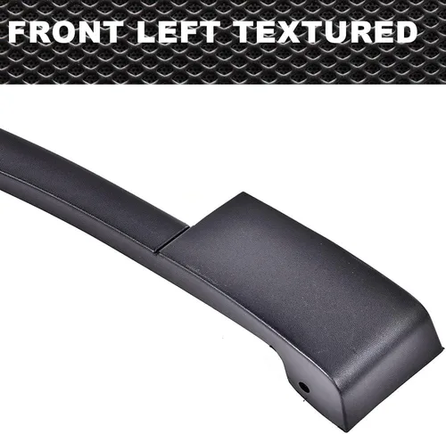 Vista 2 de CHEDA Guardabarros estilo remache de bolsillo compatible con VW Tiguan 2012-2017 atornillado negro texturizado cubierta de rueda de camión