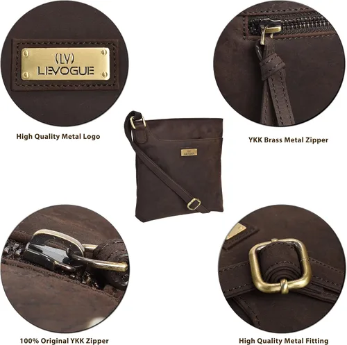 Vista 9 de VALENCHI Real Genuine Leather Women's Crossbody Purse/Bag With Adjustable Strap