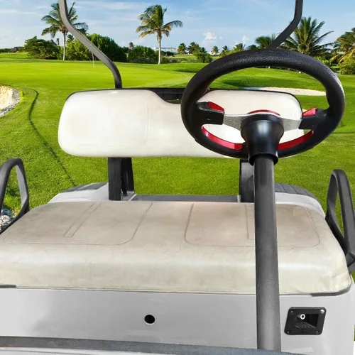 Vista 7 de Adaptador de volante de carrito de golf 10L0L para Club Car DS, negro