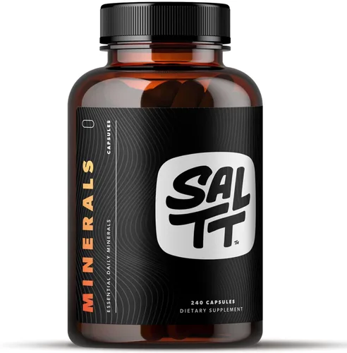Vista 11 de SALTT - Minerales (2 oz) - Gotas de Minerales Traza - Sodio, Potasio, Magnesio, Zinc, Cobre - Ultra Bajo en Carbohidratos - Cero Azúcar, Vegano, Sin