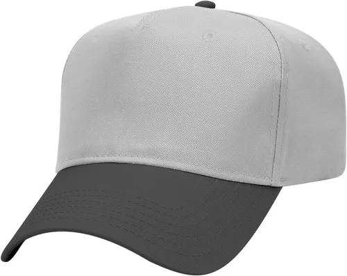 Vista 16 de OTTO Gorra de béisbol de perfil medio con 5 paneles OTTO 31-069 Negro y natural.