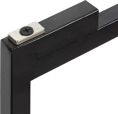 Vista 7 de Kate and Laurel Celia - Mesa decorativa redonda de metal plegable con bandeja superior, negro