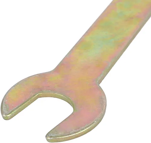 Vista 4 de uxcell Amoladora angular Llave inglesa tuerca de bloqueo herramienta de mano tono bronce 4.409 in Longitud 4 en 1 Set