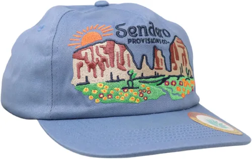 Vista 6 de Sendero Provisions Co. Desert Bloom - Gorra ajustable con diseño bordado (azul), Azul