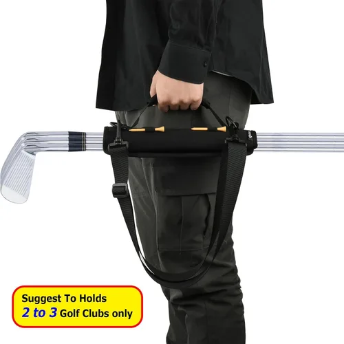 Vista 3 de Cosmos Mini bolsa de golf portátil para palos de golf, correa de transporte y soporte para curso, práctica de entrenamiento, conducción, accesorios