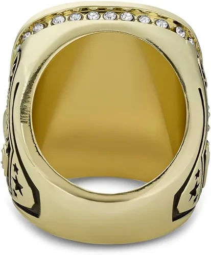 Vista 5 de Express Medals 1 a 12 paquetes de anillos de campeón de béisbol de color dorado, premio de trofeo, torneo ganador del anillo de campeonato