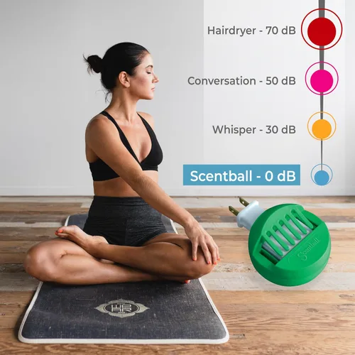 Vista 5 de Scentball Difusor de aromaterapia sin agua e inalámbrico (verde) con 5 almohadillas de recambio, 1 unidad