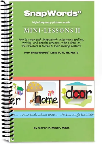 Vista 4 de SnapWords® 607 Kit de tarjetas de palabras de bolsillo para la vista – Recurso completo de alfabetización multisensorial para instrucción de lectura