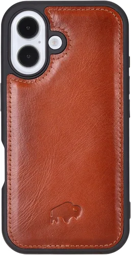 Vista 40 de BLACKBROOK York - Funda de piel de grano completo para iPhone 15 (6.1 pulgadas), color negro, iPhone 15