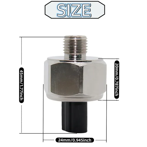 Vista 3 de Sensor de golpe compatible con Honda Accord 2003-2007, CRV 2002-2009, Civic 2002-2005, Element 2003-2011, RDX 2007-2012, RSX 2002-2006, TSX