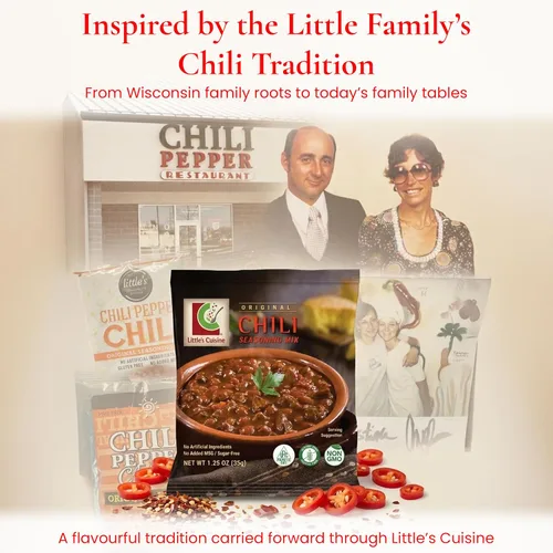 Vista 7 de Little's Cuisine Mezcla de condimentos de chile original, mezcla de especias de chile sin OMG para chile casero, sopas, guisos y recetas Tex-Mex