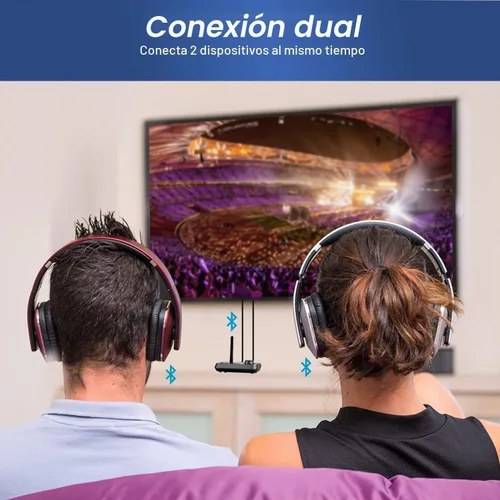 Vista 6 de August Receptor transmisor de audio Bluetooth 5.0 MR280