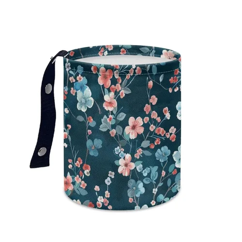 Vista 47 de Papelera portátil con bandera de Estados Unidos, reutilizable, impermeable, multiusos, organizador de coche, artículos esenciales para viajes por