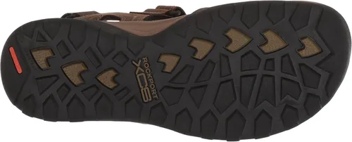 Vista 4 de Rockport Sandalia ajustable Trail Technique para hombre, Marrón, AD TEMPLATE