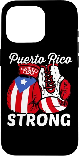 Vista 20 de Guantes de boxeo con la bandera de Puerto Rico para iPhone 16 Boricua Puerto Rican Pride Case
