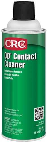 Vista 2 de CRC QD Contact Cleaner 03130 – 11 WT OZ, Limpiador de Aerosol Electrónico Seguro para Plástico, Adecuado para Electrónica Sensible y Equipos