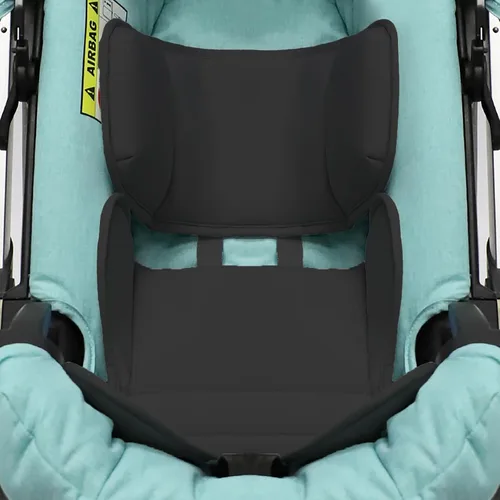 Vista 3 de Inserto infantil para Doona, Graco Snugride, Chicco Keyfit, Britax e Evenflo, accesorios Doona, resistente a los golpes, antideslizante (negro)