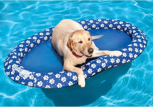 Vista 2 de SwimWays Paddle Paws - Balsa flotante para perros, grande (65 libras y más)