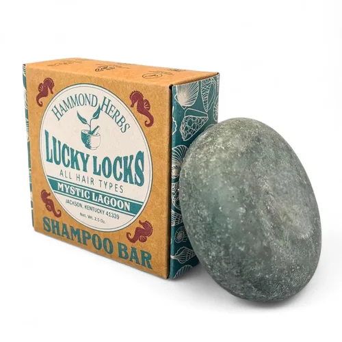 Vista 11 de Lucky Locks Citrus Sunshine Barra de champú natural Cuidado del cabello sin residuos Sin sulfatos