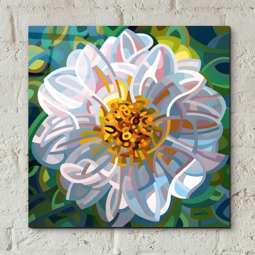Vista 4 de Epic Art 'Solitaire' de Mandy Budan, arte de pared de cristal acrílico, 12 x 12 pulgadas