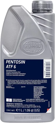 Vista 2 de Pentosin 1058106 ATF 6 - Líquido de transmisión automática totalmente sintético de larga duración para Aston Martin, Audi, Bentley, Jaguar, Land