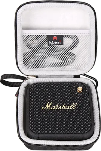 Vista 2 de Estuche rígido de transporte adecuado para Marshall Willen/Marshall Willen II altavoz Bluetooth portátil, a prueba de golpes, funda protectora