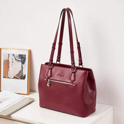 Vista 2 de BOSTANTEN Bolso de cuero genuino bolso de hombro suave diseñador superior manija monederos y carteras de cuero para las mujeres RFID bloqueo