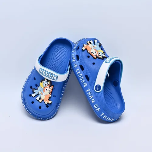 Vista 5 de iyhcquv Zuecos unisex para niños y niñas, zuecos de jardín, zapatos de playa para niños, sandalias para interiores y exteriores