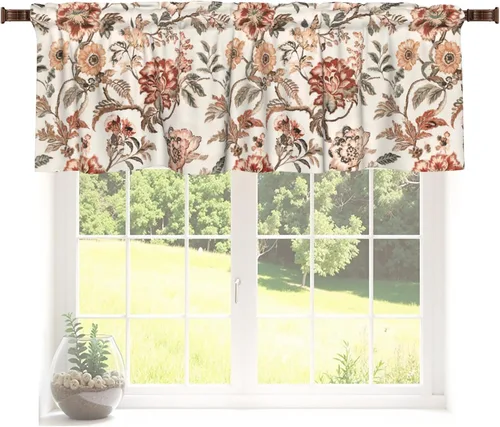 Vista 42 de Cenefa de estrella del oeste de Texas para ventana, rústica, granja, granero, cocina, cenefa de ventana rural vintage con bolsillo para barra