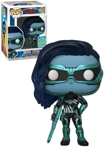 Vista 2 de POP Funko Captain Marvel: Doctor MINN ERVA Figuras de acción y figuras, multicolor (889698411042)