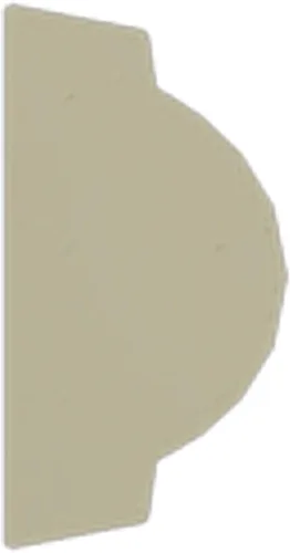 Vista 3 de Ekena Millwork PML00X00TR-CASE-4 Moldeado tradicional (paquete de 4) panel, 3/4 "H x 3/8" P x 94" L, imprimado