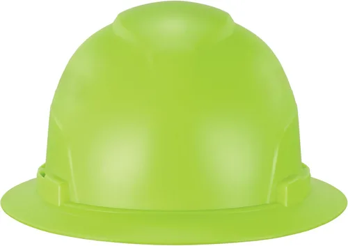 Vista 7 de Ergodyne Skullerz 8969 Class E - Casco duro de ala completa, ligero, suspensión de trinquete ajustable de 6 puntos, carcasa de HDPE, lima