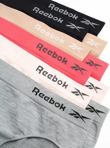 Vista 2 de Reebok Women's Underwear - Seamless Hipster Briefs (10 Pack)