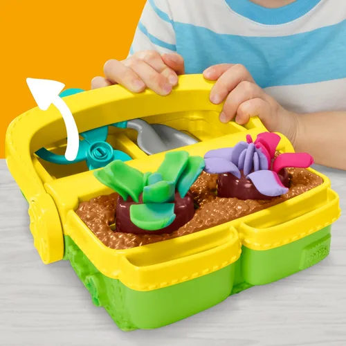 Vista 13 de Play-Doh Juego de juguetes de jardín de flores florecientes, juego de simulación de naturaleza, artes y manualidades para niños, regalos de relleno
