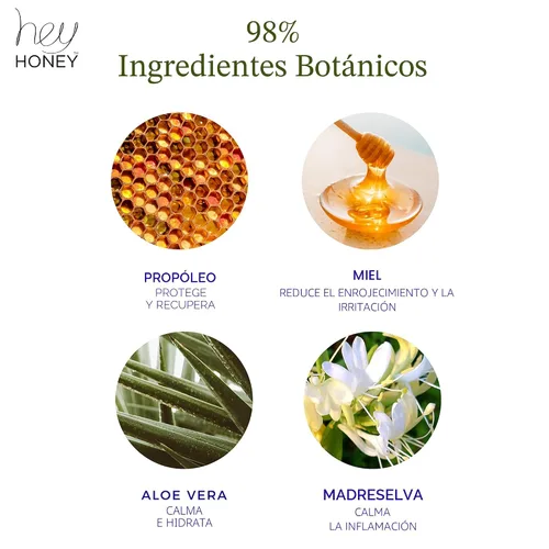 Vista 7 de Hey Honey Skincare Relax - Crema instantánea de alivio de rosácea para pieles sensibles Hidratante facial calmante para enrojecimiento e