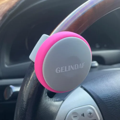 Vista 7 de Pomo de Volante para Coche, Girador de Volante Suave con Rodamiento, Pomo Universal de Silicona para Volante de Vehículo, Bola Giradora de Volante
