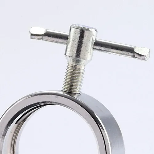 Vista 6 de Collares de barra, clips de cuello de barra de 2 pulgadas, par de clips de abrazadera de barra de acero inoxidable para levantamiento de pesas