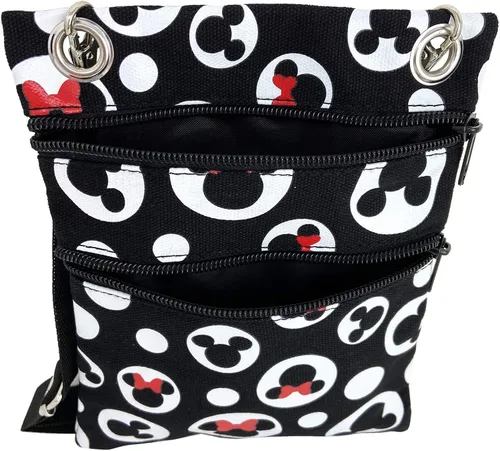Vista 6 de Disney Bolso bandolera de viaje con estampado de Mickey Minnie