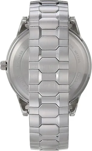 Vista 2 de Timex Tribute Citation - Reloj de cuarzo de 1.654in para hombre con correa de acero inoxidable