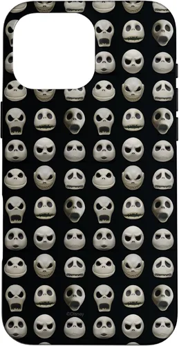Vista 19 de Funda negra para iPhone 13 Pro Max Disney The Nightmare Before Christmas Jack Expressions