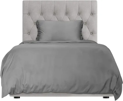 Vista 9 de Hotel Sheets Direct Juego de Funda de Edredón de 2 Piezas Twin, Funda de Edredón y Consolador 100% Viscosa Derivada de Bambú con 1 Funda