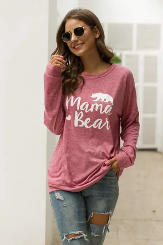 Vista 2 de JEYMMI Camisa de manga larga para mujer, estilo casual, para otoño, 2023, para mamá y mamá