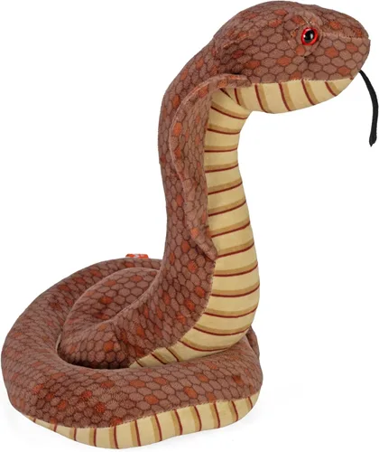 Vista 5 de Wild Republic Peluche Cobra, animal de peluche, regalos para niños, Cuddlekins de 12 pulgadas