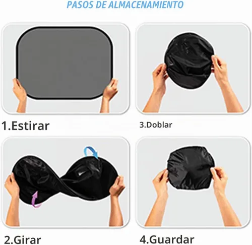 Vista 5 de 2 unidades de parasol universal para ventana, protector solar adhesivo - Protección contra el sol, los reflejos y los rayos UV para tu hijo