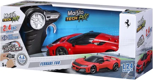 Vista 2 de Maisto Tech R/C 1:24 Premium Ferrari F80 Vehículo de juguete a control remoto